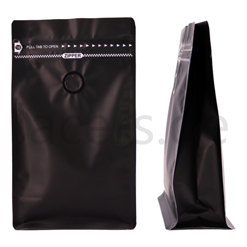 Flachbodenbeutel mit Aromaventil Schwarz_High Barrier mit Pocketzipper.png